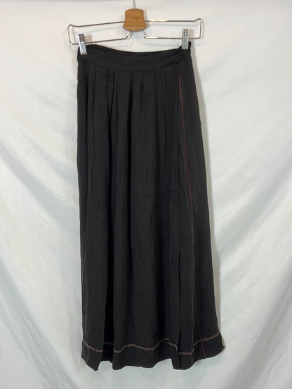 ISABEL MARANT. Long silk wrap skirt, size 38