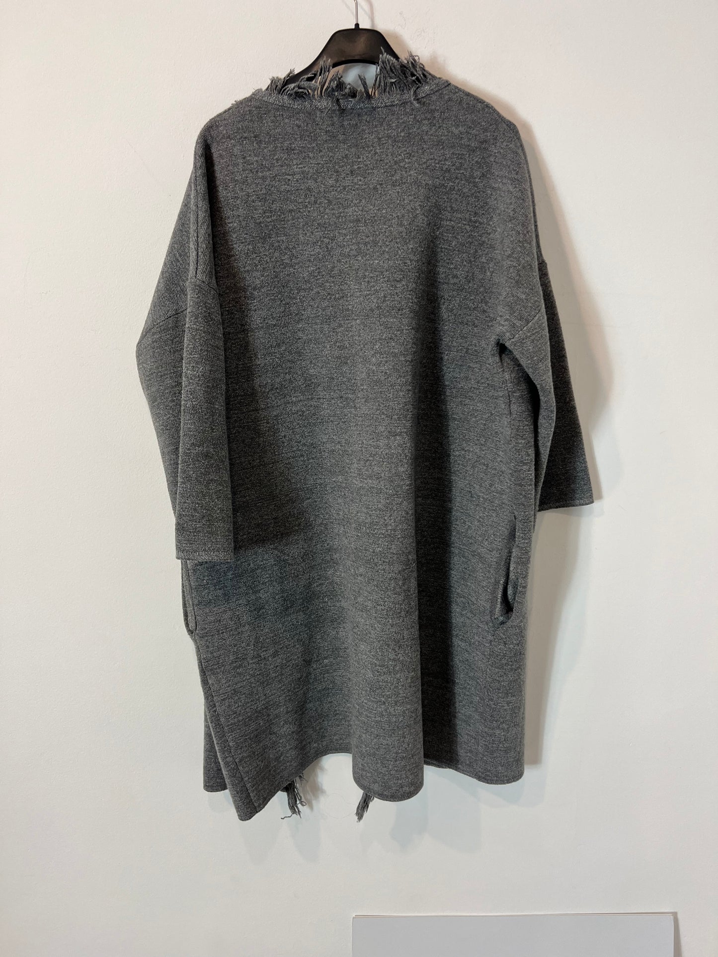 MULAYA. Cárdigan gris flecos T.u(s)