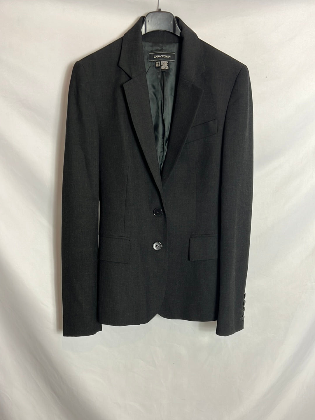 ZARA. Blazer gris marengo . T XS