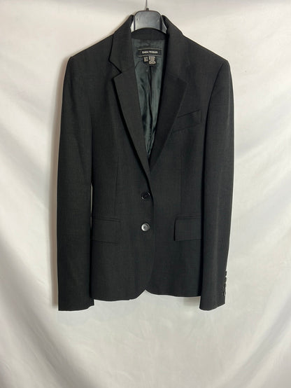 ZARA. Blazer gris marengo . T XS