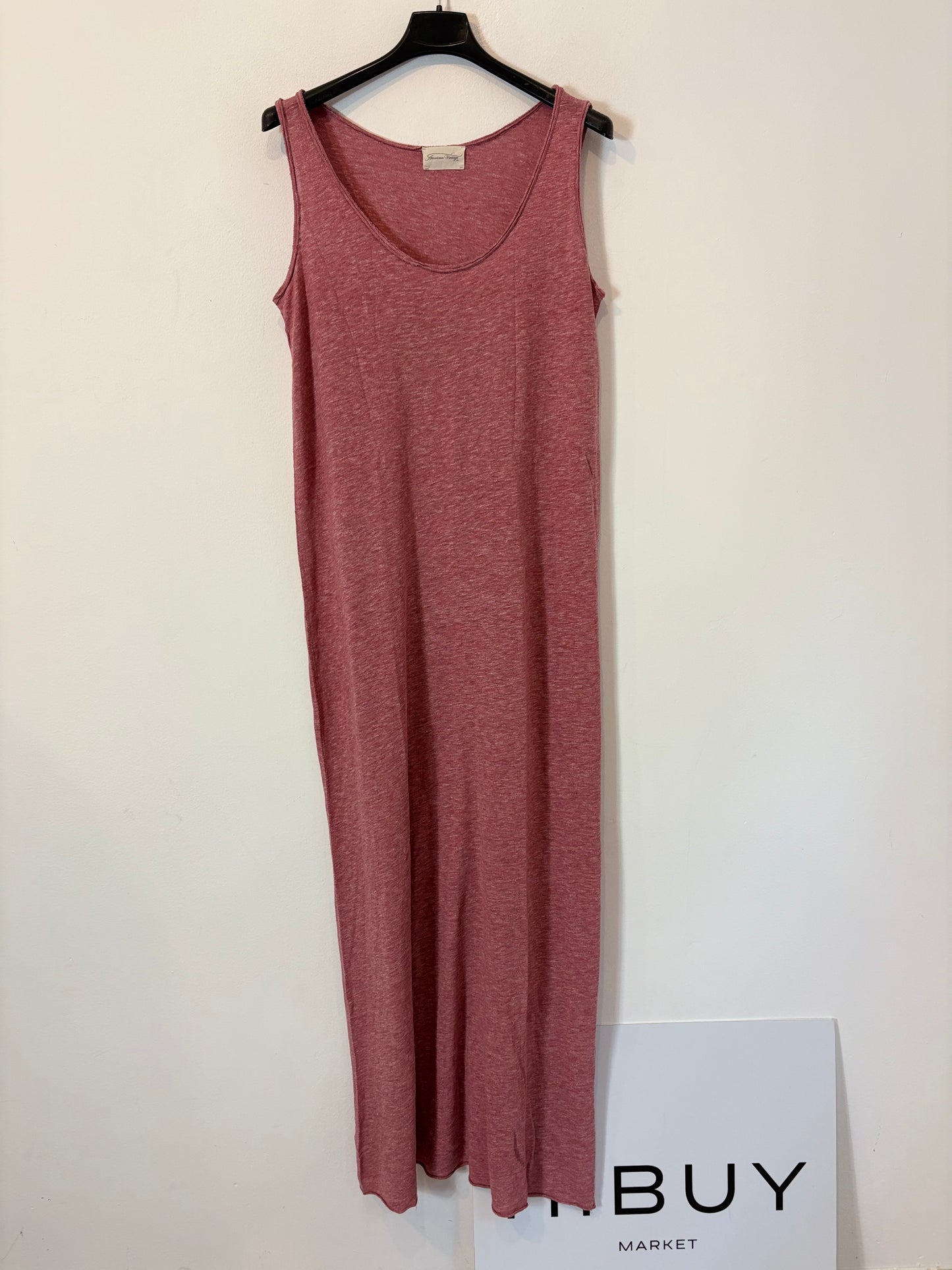AMERICAN VINTAGE. Vestido largo rosa. T S
