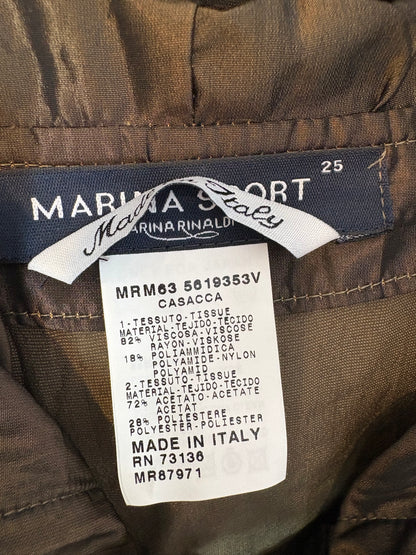 MARINA RINALDI. Chaqueta terciopelo ligera