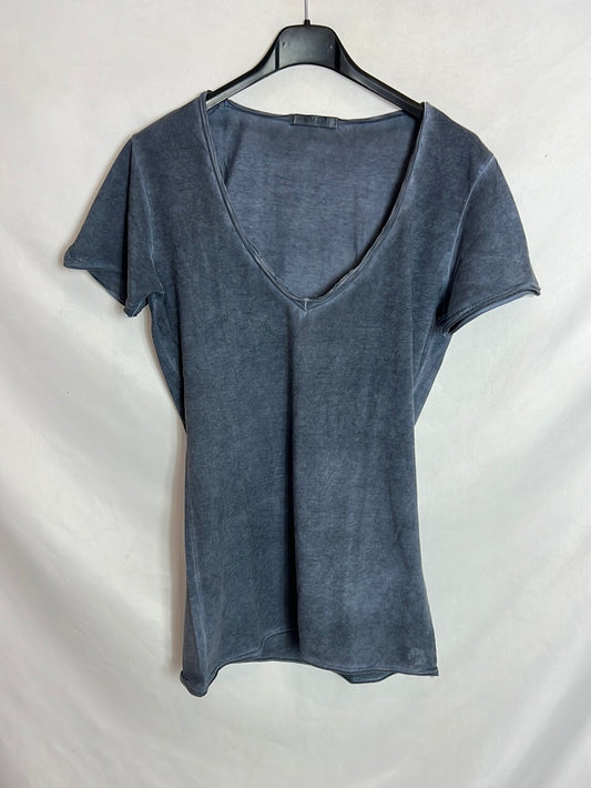 MM&amp;I. Heathered Blue T-Shirt. TS