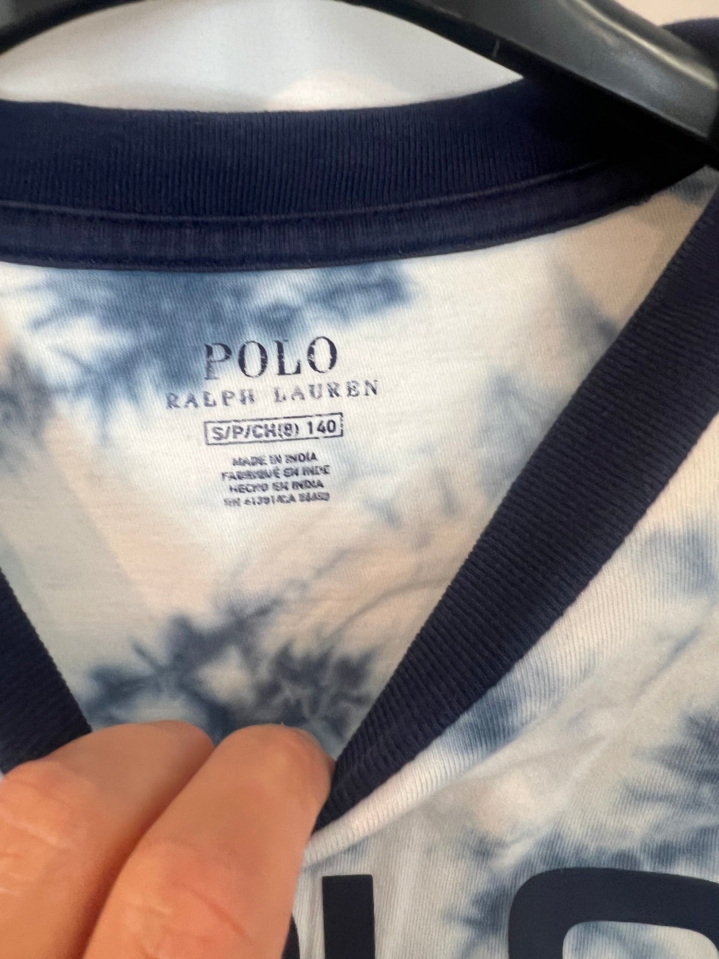POLO. Tie-dye logo T-shirt. Age 8