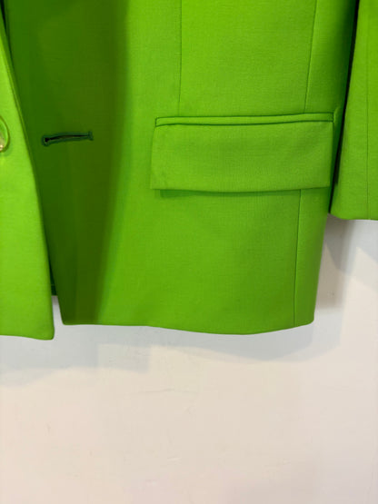 THE ATTICO. Blazer verde hombreras