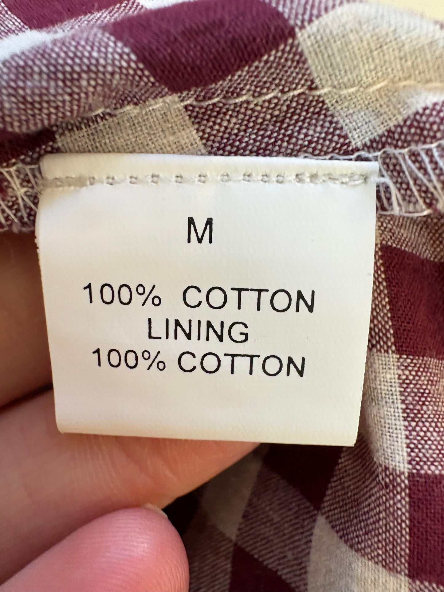 IQ COLLECTION. Vestido largo vichy flecos