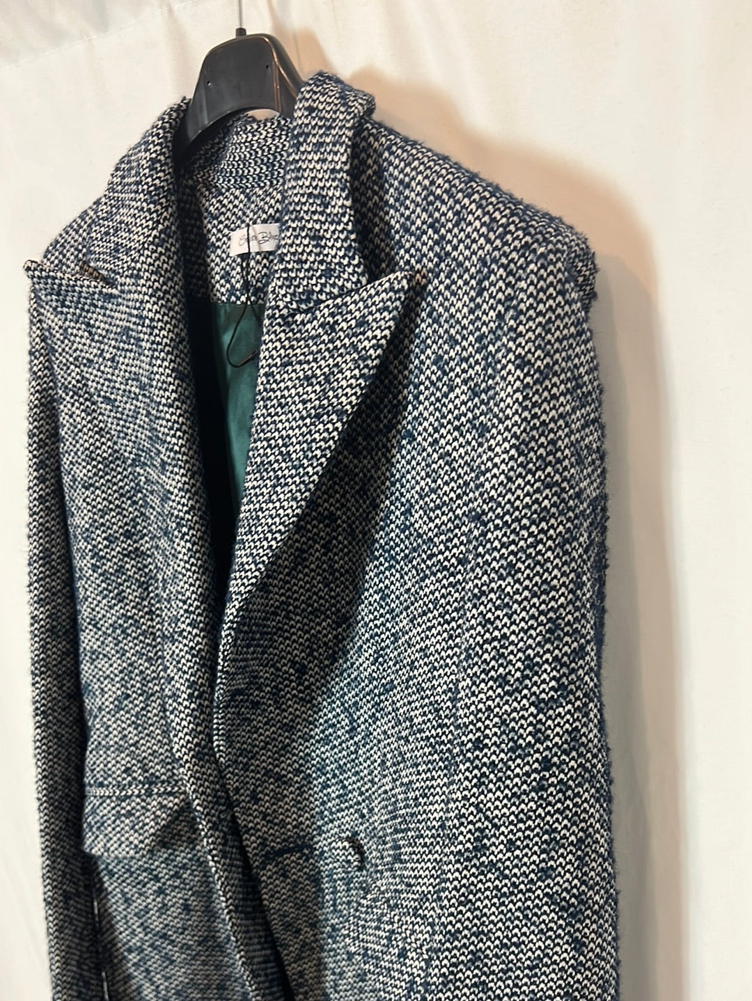 CHARLOTTE BLAZ. Teal heather blazer. TS