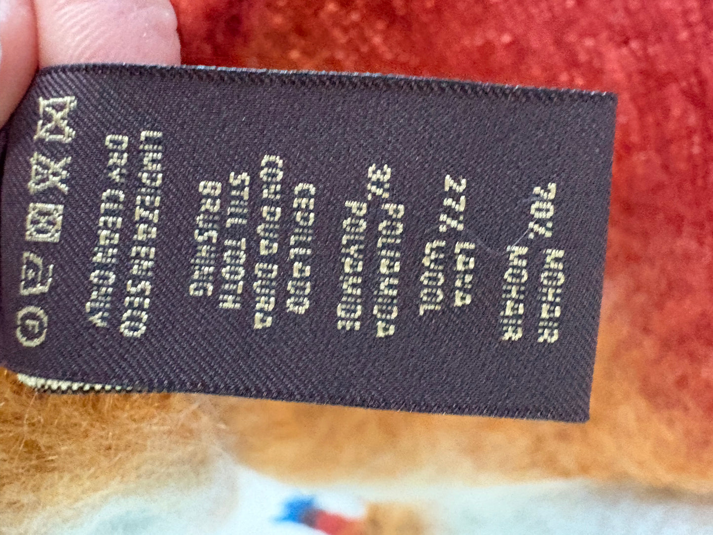MANTAS EZCARAY. Bufanda mohair colores