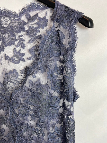 OTHERS. Mauve lace top/vest. TS