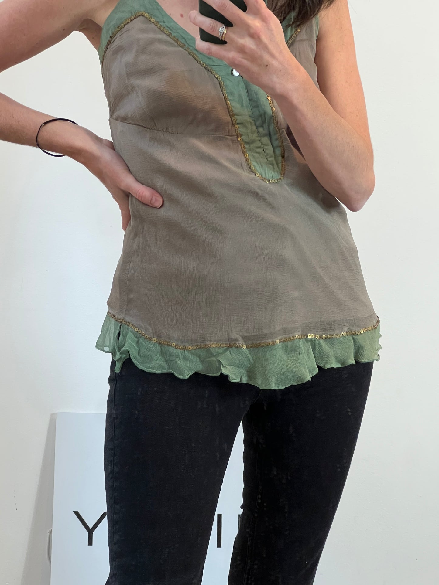 NICOLÍ. top bicolor abalorios T.18 (s)