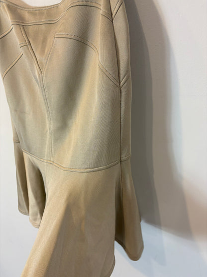 VERSACE. Falda elástica volante