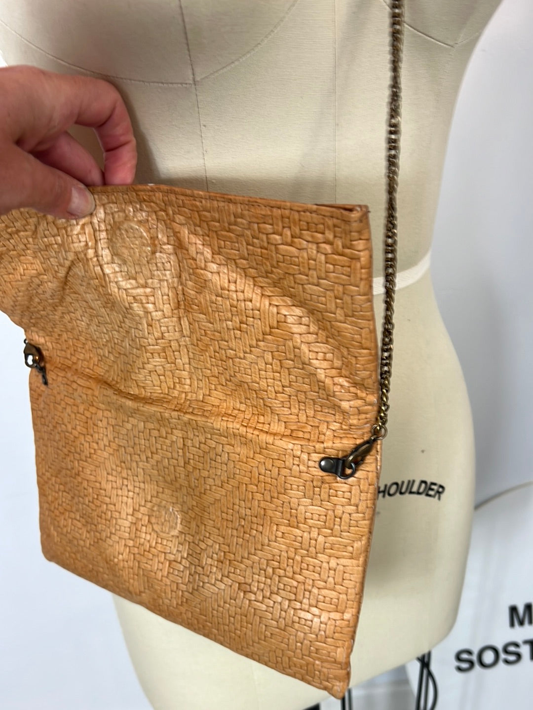 OTRAS. Bolso piel camel