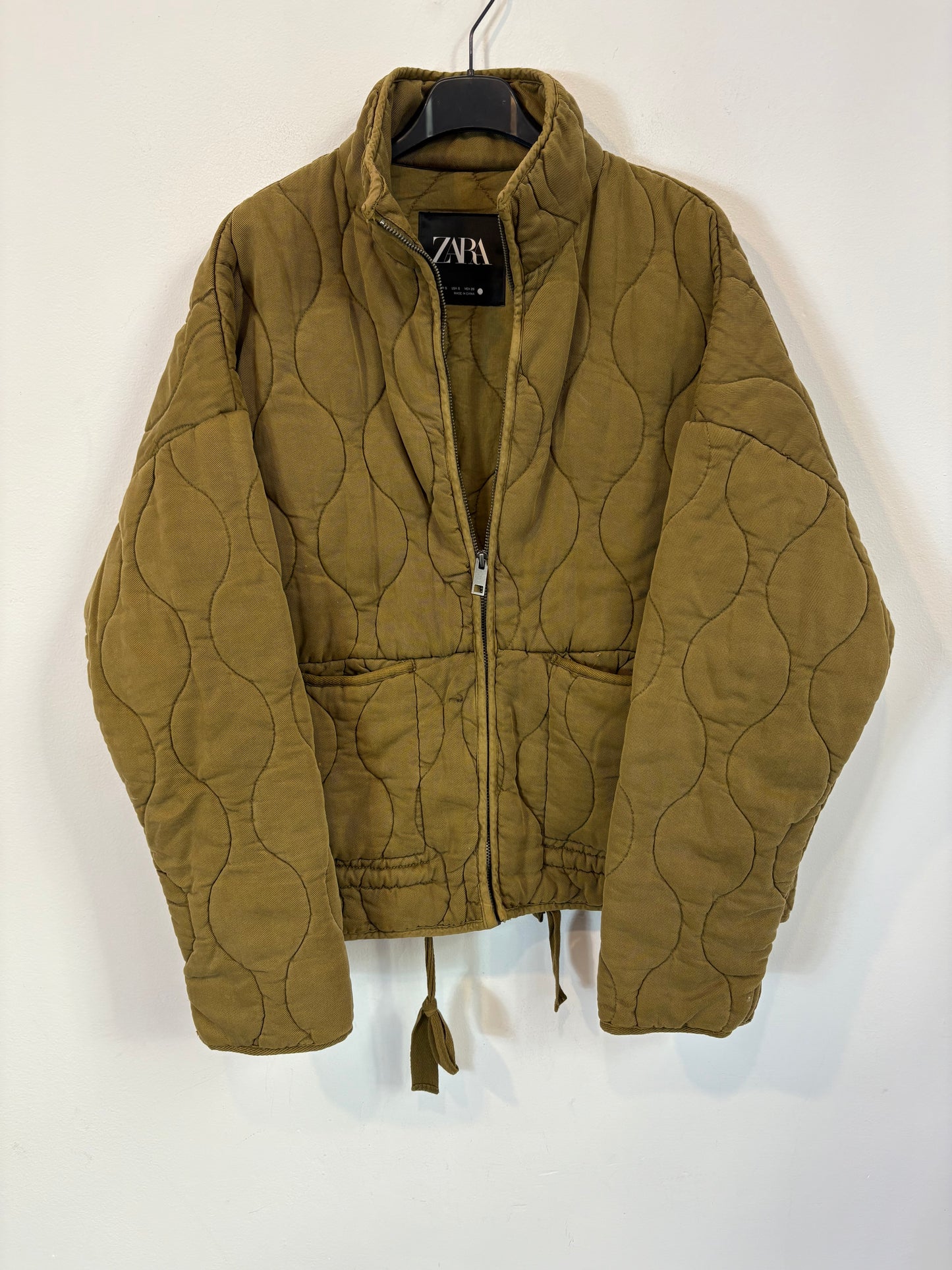 ZARA. Coral beaded jacket. TS