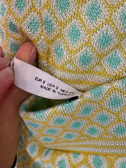 ZARA. Conjunto punto estampado geométrico