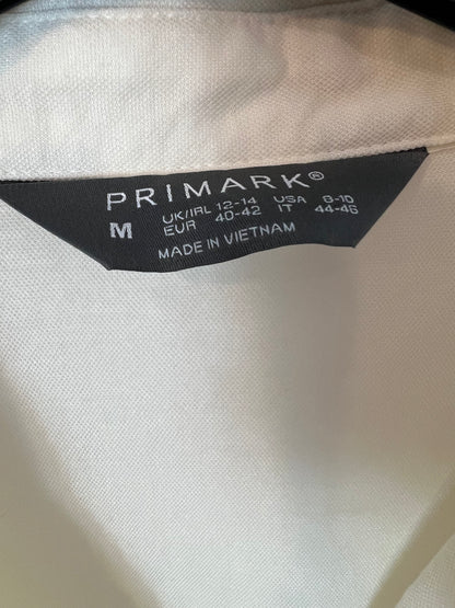PRIMARK. Camisa fluida beige claro. T M
