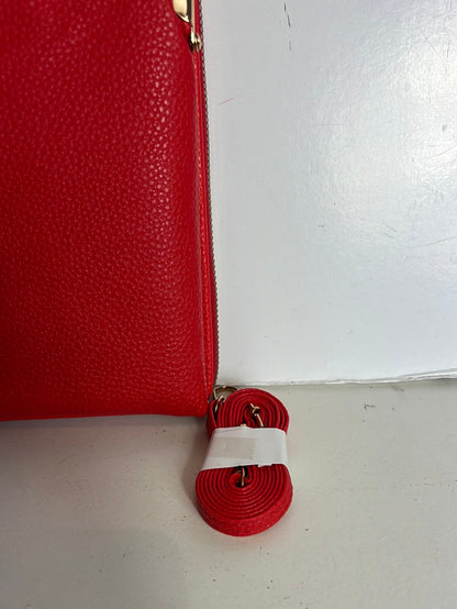 OTRAS. Bolso y cartera mini rojo