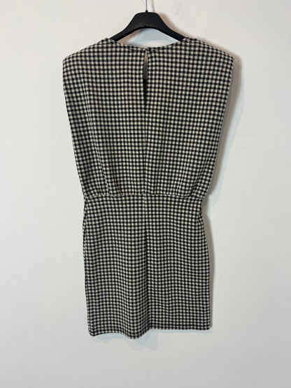 ZARA. Vestido cuadros vichy. T M