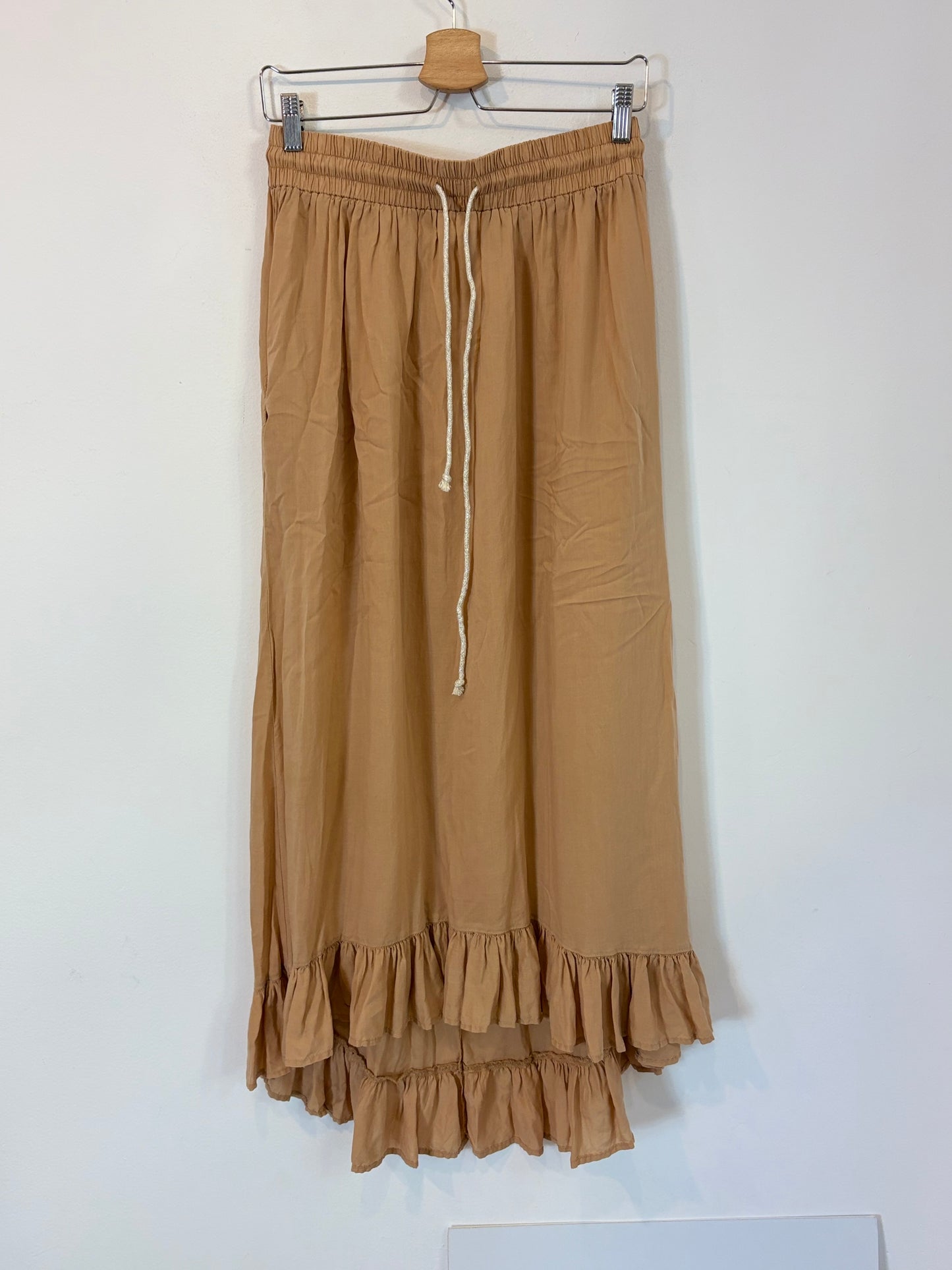 ZARA. Falda larga asimétrica. T M