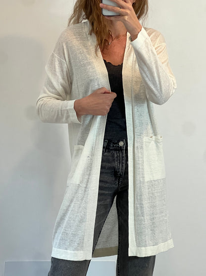 UNIQLO. Cárdigan largo mezcla . T L