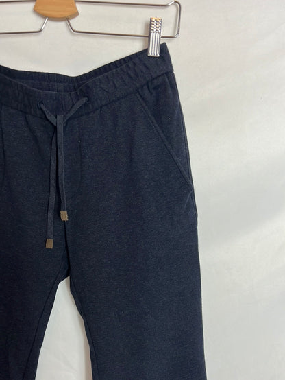 MASSIMO DUTTI. Pantalón azul estilo jogger. T S