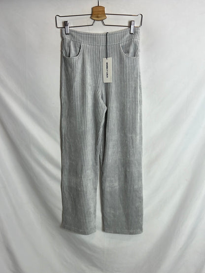 BIMBA Y LOLA. Light grey corduroy trousers size 34