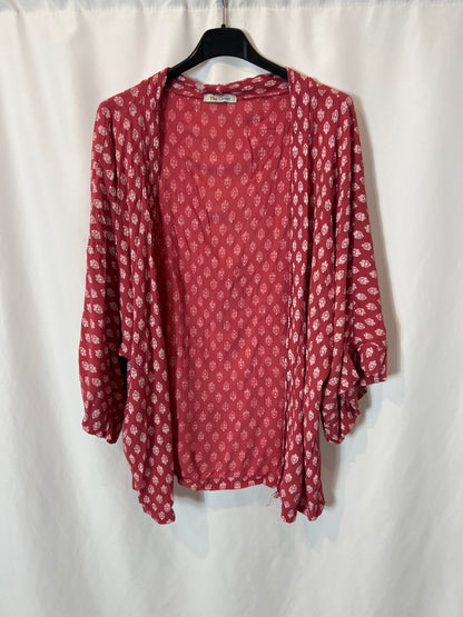 THE CLOSET. Kimono rosa estampado  T(s/m)