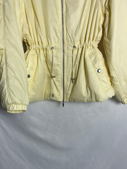 ISABEL MARANT. Plumas/ chaleco ligero amarillo pastel . T 34