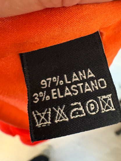 CORTANA. Falda midi asimétrica lana