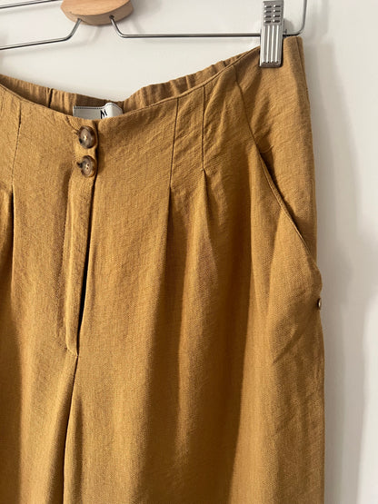 ZARA. Long brown dress TM