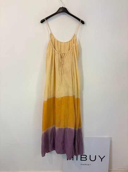 Vestido largo tirantes colores