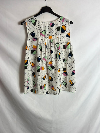 OTRAS. Blusa sin mangas dibujos. TM