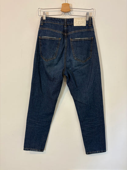 ZARA. Denim recto oscuro . T 36