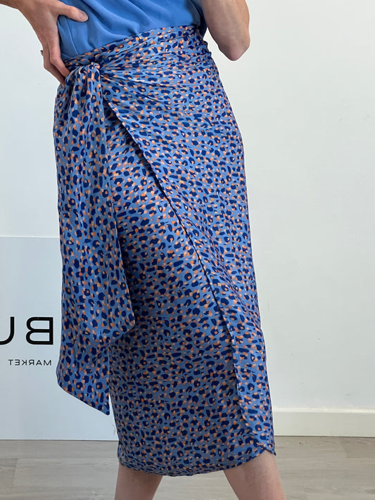 BIMANI. Falda/pareo animal print T.s