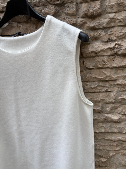 ZARA. Conjunto punto elástico blanco