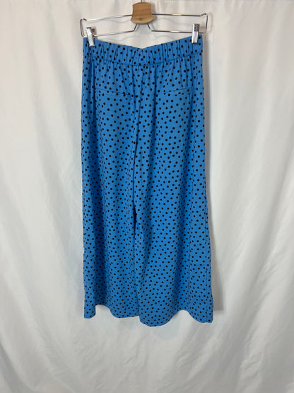 ZARA. Flowy blue culottes. TS