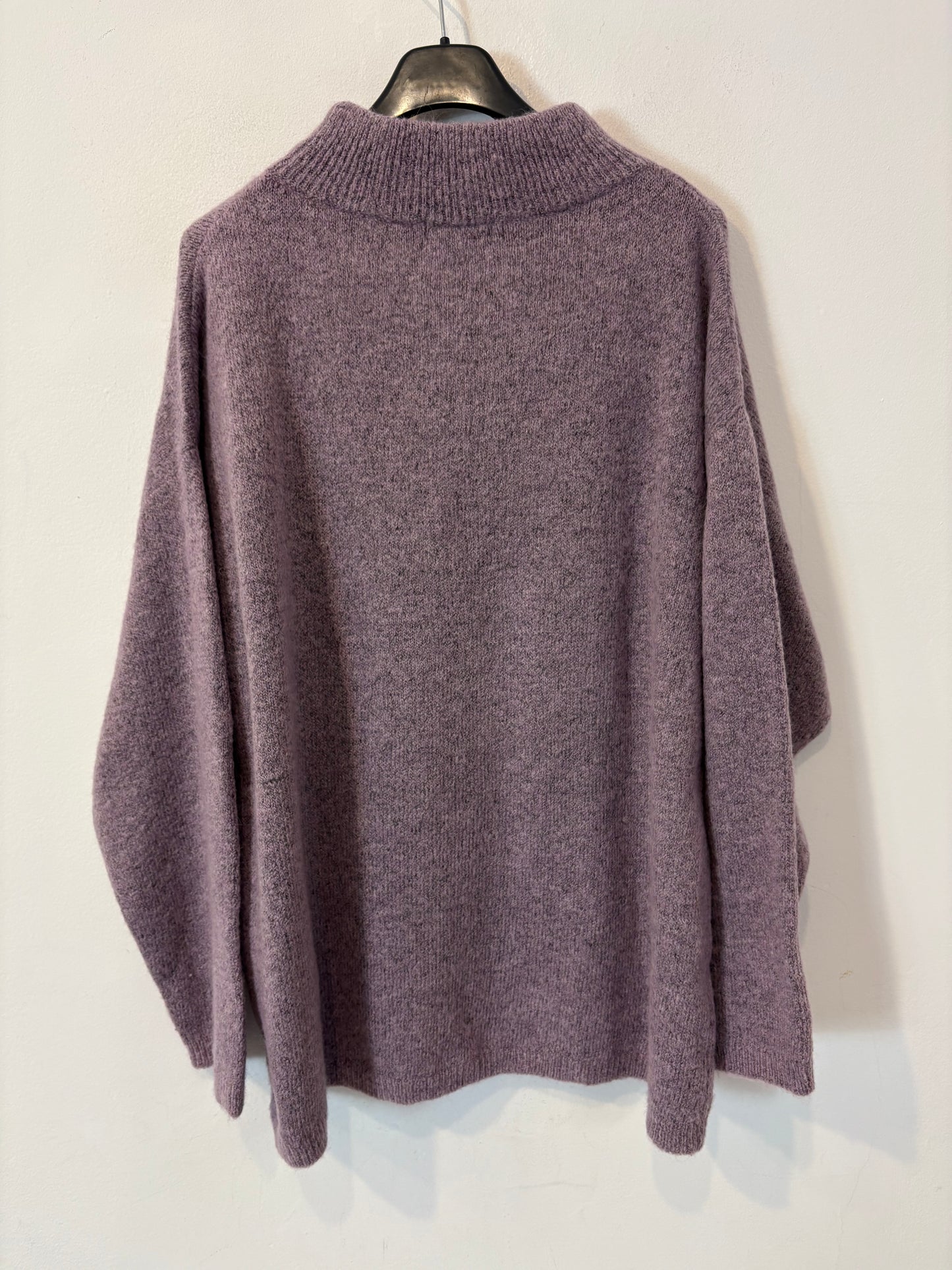 PARFOIS. Jersey malva jaspeado