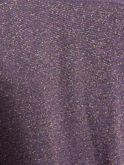 NICE THINGS. Pantalón punto culotte morado T.S