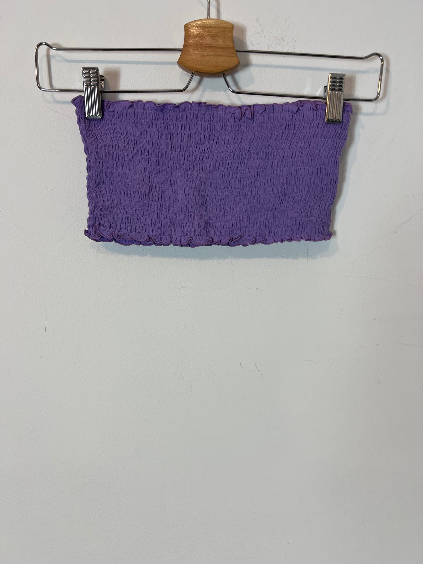 OTRAS. Bandeau nido de abeja morado. T S/M