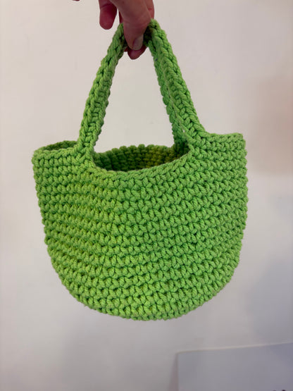 Bolso de mano verde