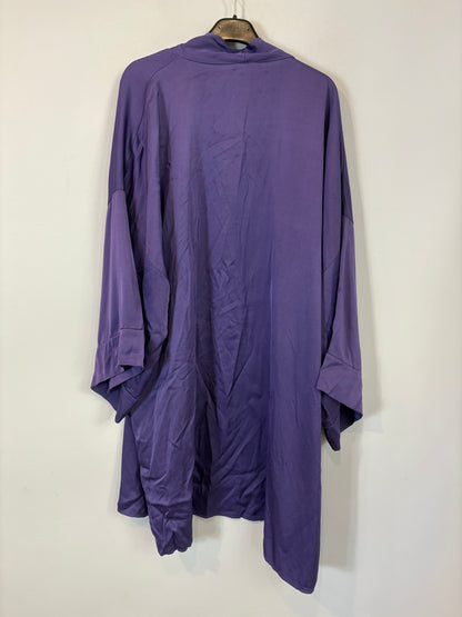 OTRAS. Kimono morado fluido.. TU
