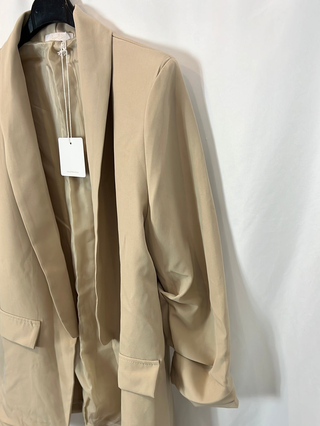 CARLOTA &amp;CO. Tl beige fluid blazer