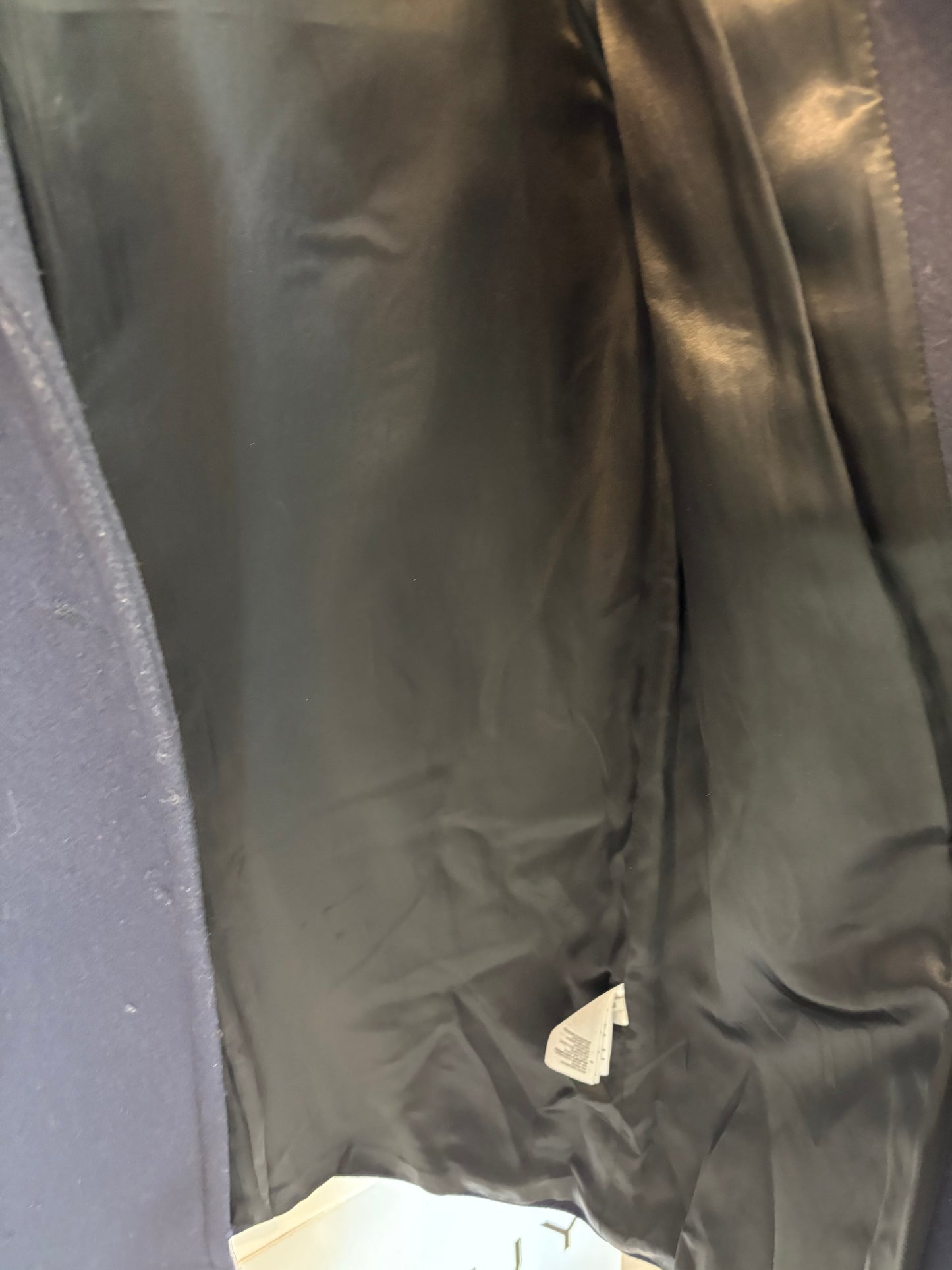 SANDRO. Chaleco largo lana azul