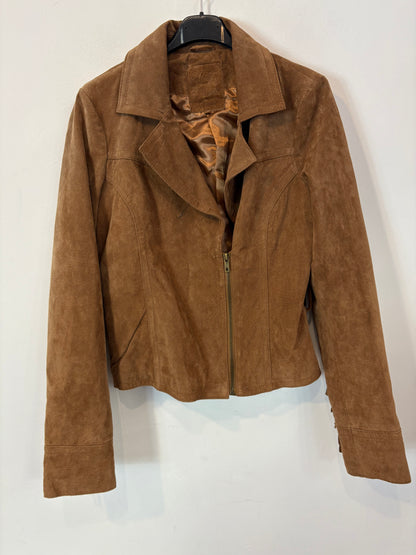 Chaqueta piel flecos