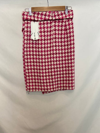 ZARA. Falda corta pata de gallo T. S