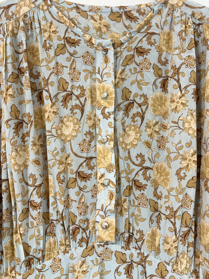 OTHERS. Light blue floral dress TU(38)