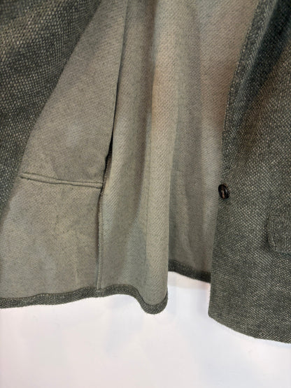 OTRAS. Blazer verde textura