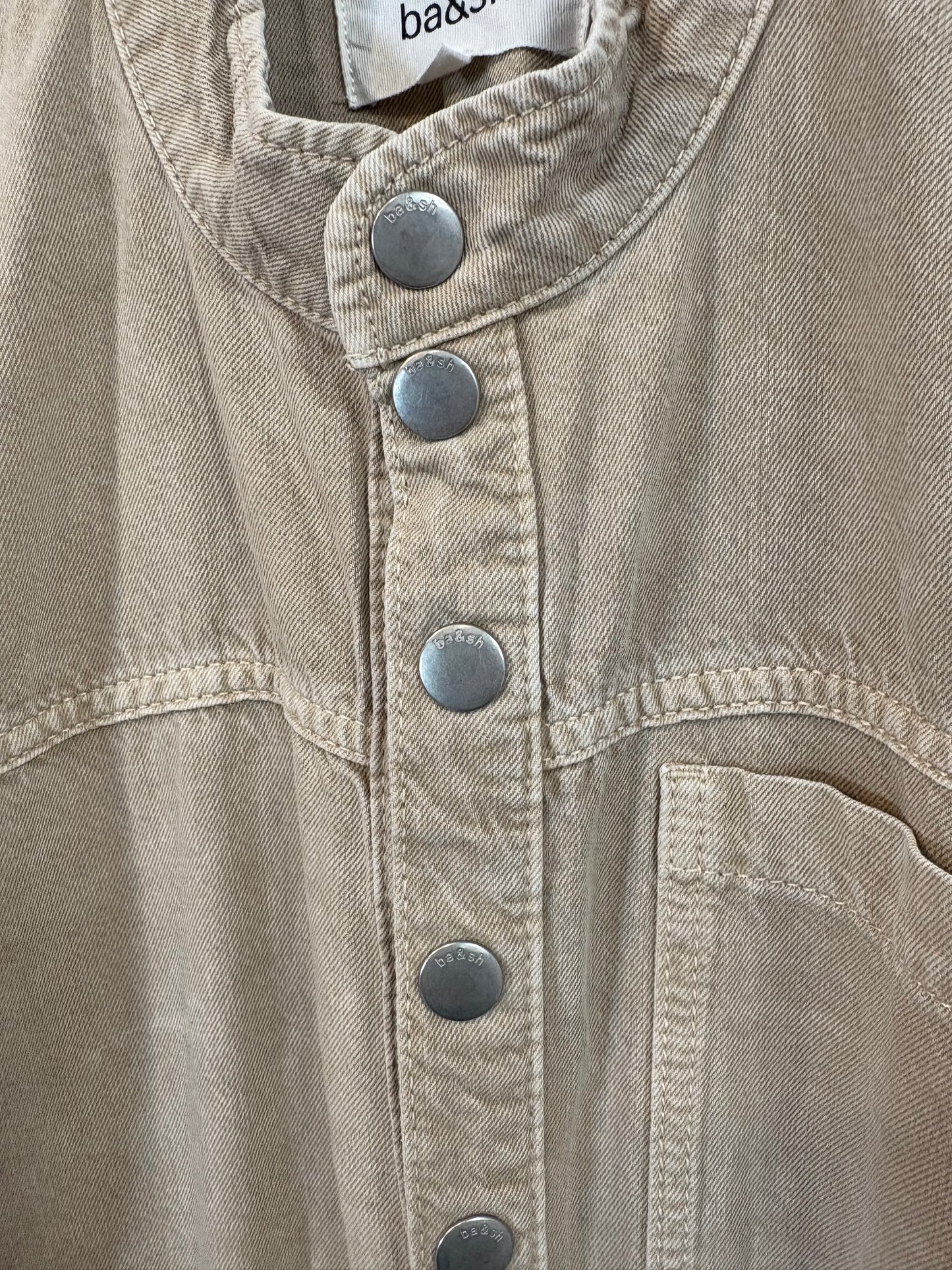 BA&SH. Mono beige denim