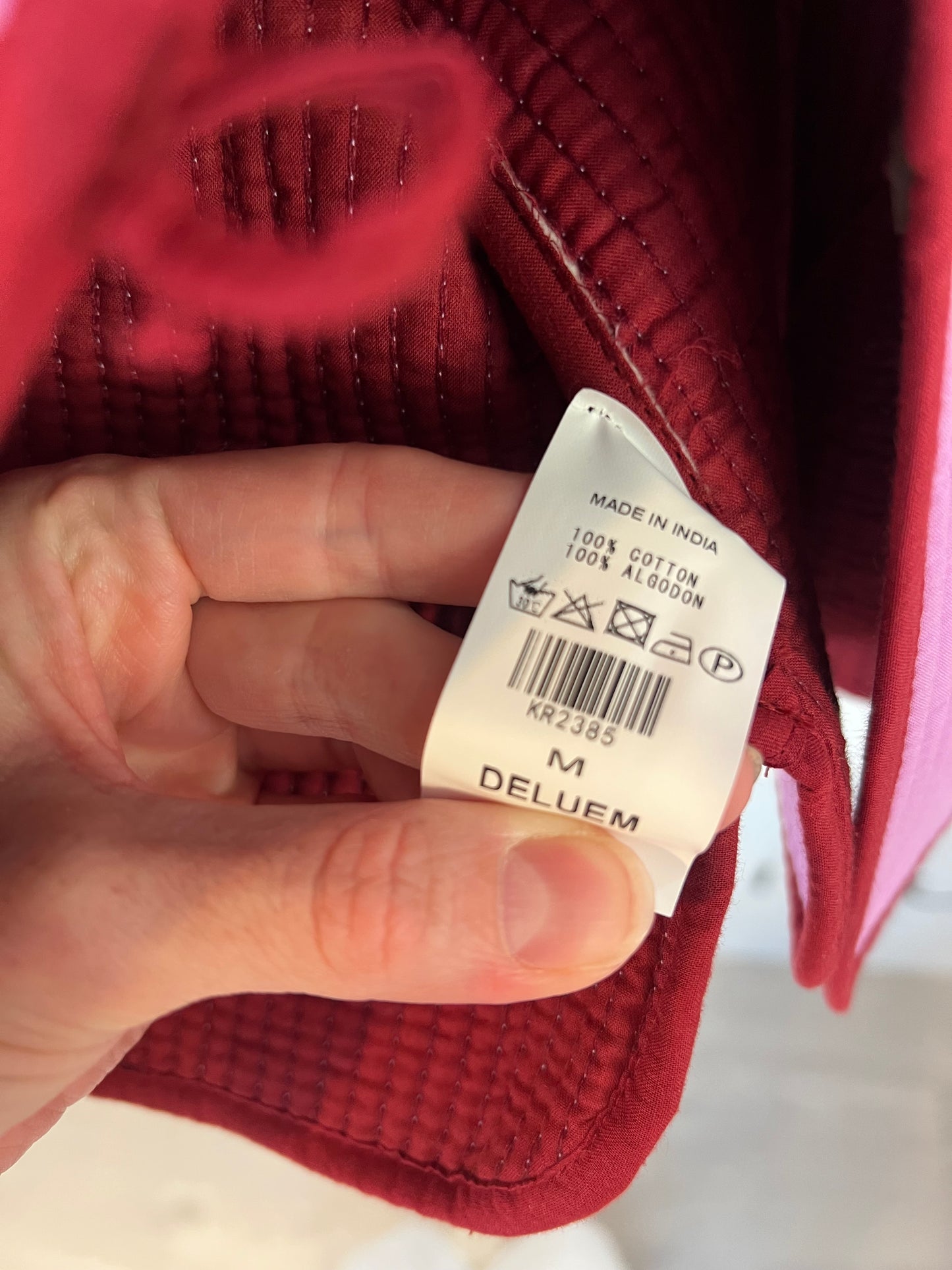 DELUEM. Two-tone cotton jacket TM