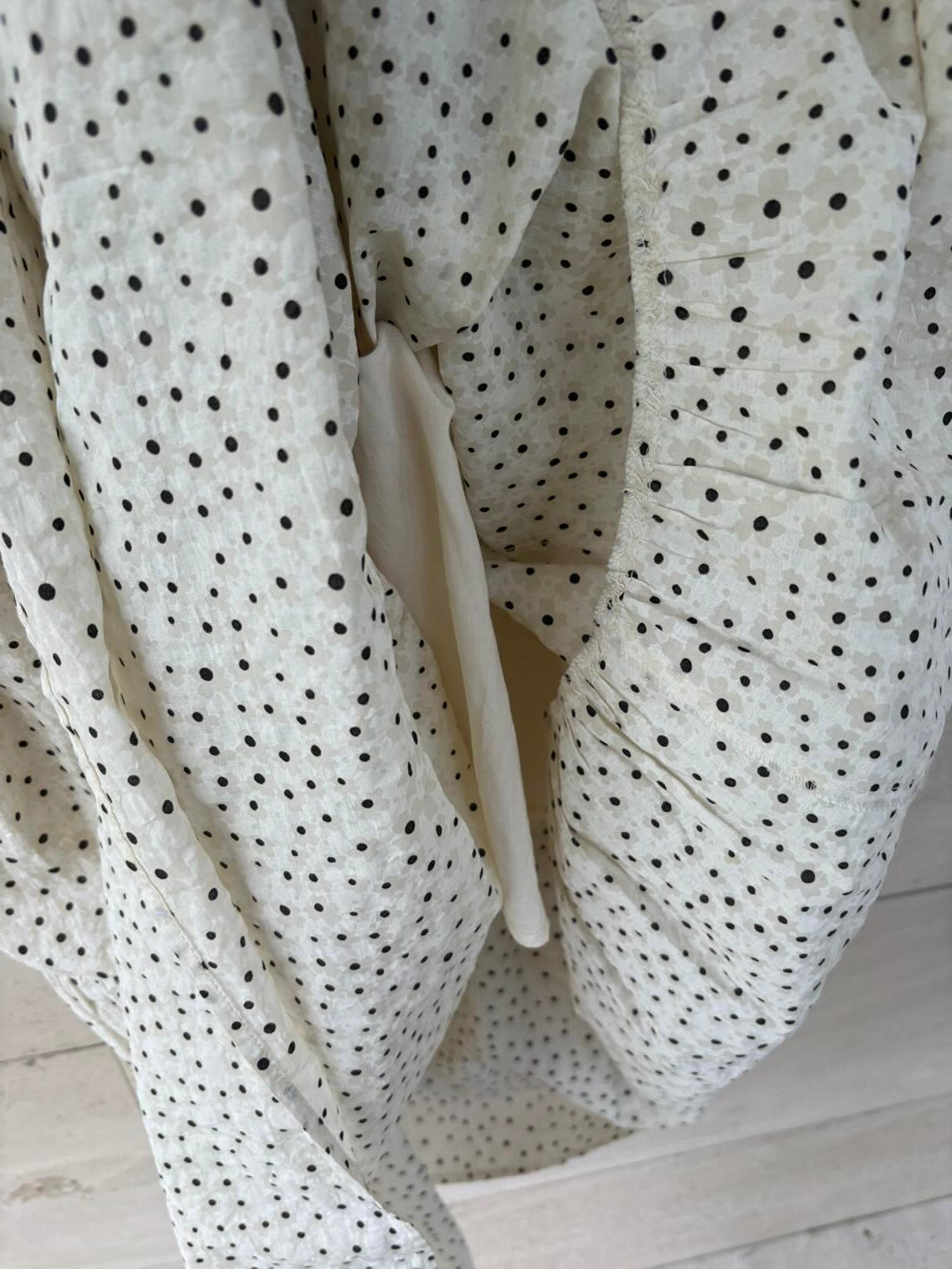 SECOND FEMLE. Vestido midi estampado detalle tirantes
