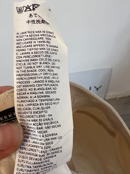 MAxMARA. Pantalón beige pinza. T 36